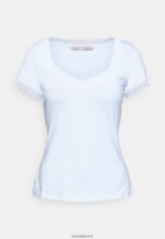 femmes t-shirt basique bleu clair 006BT338 Anna Field - Image 4