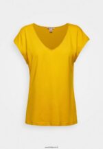 femmes t-shirt basique jaune doré 006BT279 Anna Field - Image 6