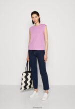 femmes t-shirt basique lilas 006BT363 Anna Field - Image 2