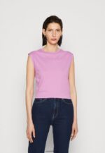 femmes t-shirt basique lilas 006BT363 Anna Field