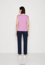 femmes t-shirt basique lilas 006BT363 Anna Field - Image 3