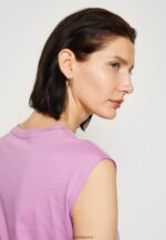 femmes t-shirt basique lilas 006BT363 Anna Field - Image 4