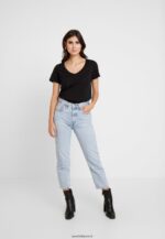femmes t-shirt basique noir 006BT287 Anna Field - Image 2