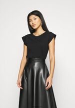 femmes t-shirt basique noir 006BT314 Anna Field