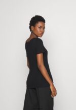 femmes t-shirt basique noir 006BT377 Anna Field - Image 3