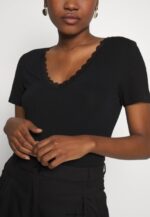 femmes t-shirt basique noir 006BT377 Anna Field - Image 5