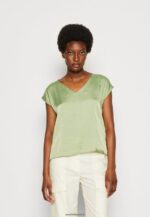 femmes t-shirt basique olive 006BT315 Anna Field