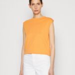 femmes t-shirt basique orange 006BT365 Anna Field