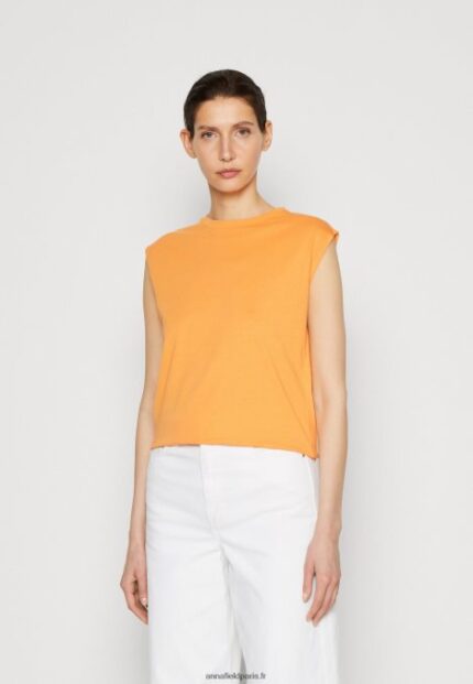 femmes t-shirt basique orange 006BT365 Anna Field