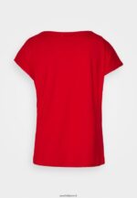 femmes t-shirt basique rouge 006BT337 Anna Field - Image 2