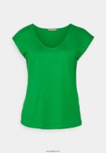 femmes t-shirt basique vert 006BT296 Anna Field - Image 4