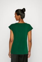 femmes t-shirt basique vert foncé 006BT326 Anna Field - Image 3