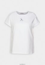 femmes t-shirt imprimé blanc 006BT299 Anna Field