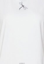 femmes t-shirt imprimé blanc 006BT299 Anna Field - Image 3