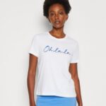 femmes t-shirt imprimé blanc 006BT347 Anna Field