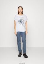 femmes t-shirt imprimé blanc 006BT367 Anna Field - Image 2