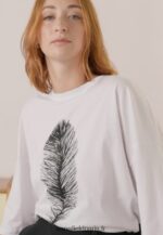 femmes t-shirt imprimé blanc 006BT371 Anna Field - Image 2