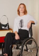 femmes t-shirt imprimé blanc 006BT371 Anna Field