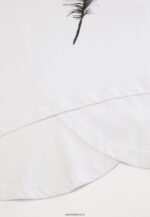 femmes t-shirt imprimé blanc 006BT371 Anna Field - Image 4