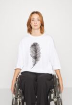 femmes t-shirt imprimé blanc 006BT371 Anna Field - Image 6