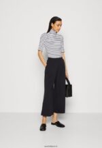 femmes t-shirt imprimé blanc/bleu foncé 006BT305 Anna Field - Image 2