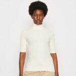 femmes t-shirt imprimé blanc cassé 006BT270 Anna Field