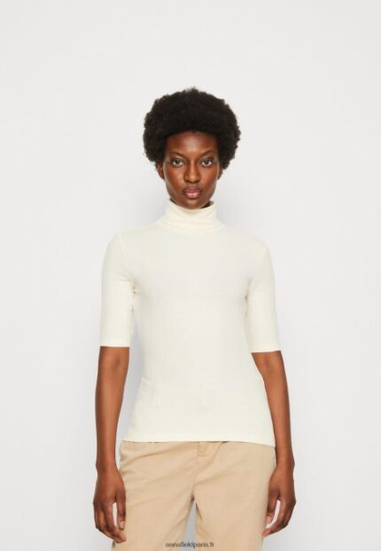 femmes t-shirt imprimé blanc cassé 006BT270 Anna Field