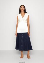 femmes t-shirt imprimé blanc cassé 006BT311 Anna Field - Image 2