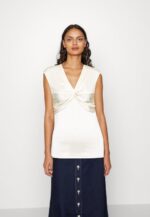 femmes t-shirt imprimé blanc cassé 006BT311 Anna Field