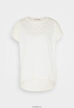 femmes t-shirt imprimé blanc cassé 006BT369 Anna Field - Image 5