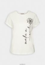 femmes t-shirt imprimé blanc cassé 006BT370 Anna Field - Image 4