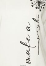 femmes t-shirt imprimé blanc cassé 006BT370 Anna Field - Image 5