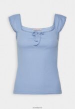 femmes t-shirt imprimé bleu clair 006BT278 Anna Field - Image 4