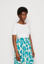 femmes t-shirt imprimé bleu clair/blanc 006BT292 Anna Field - Image 2