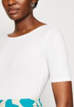 femmes t-shirt imprimé bleu clair/blanc 006BT292 Anna Field - Image 5