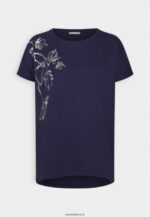 femmes t-shirt imprimé bleu foncé 006BT362 Anna Field - Image 4