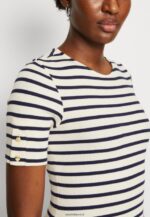 femmes t-shirt imprimé bleu foncé/blanc 006BT339 Anna Field - Image 6
