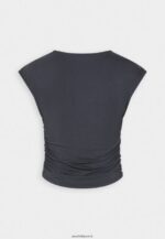 femmes t-shirt imprimé gris 006BT351 Anna Field - Image 6