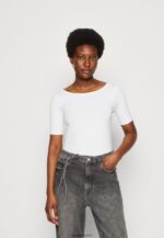 femmes t-shirt imprimé jaune foncé/blanc 006BT295 Anna Field - Image 4