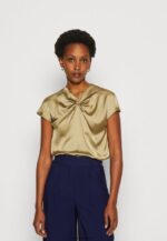 femmes t-shirt imprimé kaki 006BT285 Anna Field