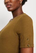 femmes t-shirt imprimé kaki 006BT368 Anna Field - Image 6