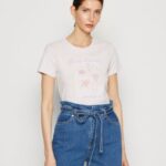 femmes t-shirt imprimé lilas 006BT345 Anna Field