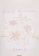 femmes t-shirt imprimé lilas 006BT345 Anna Field - Image 6
