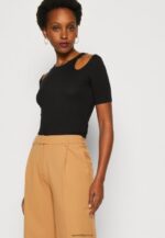 femmes t-shirt imprimé noir 006BT307 Anna Field - Image 4