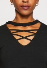 femmes t-shirt imprimé noir 006BT325 Anna Field - Image 6