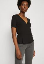 femmes t-shirt imprimé noir 006BT361 Anna Field - Image 4