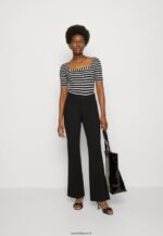 femmes t-shirt imprimé noir/blanc 006BT298 Anna Field - Image 2