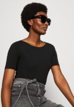 femmes t-shirt imprimé noir/noir 006BT366 Anna Field - Image 5