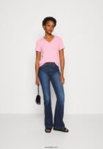 femmes t-shirt imprimé rose 006BT269 Anna Field - Image 2