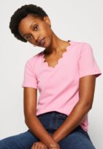 femmes t-shirt imprimé rose 006BT269 Anna Field - Image 4